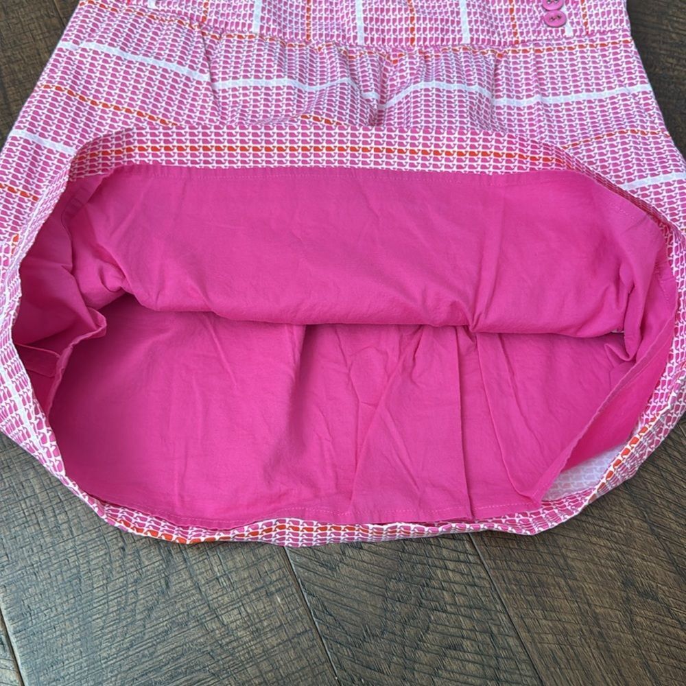 Vineyard Vines Pink Striped Mini Skirt Women's 6 - Picture 6 of 9